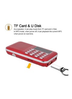 Generic Portable MP3 Audio Player With Display Y-896 Red  - Image 5