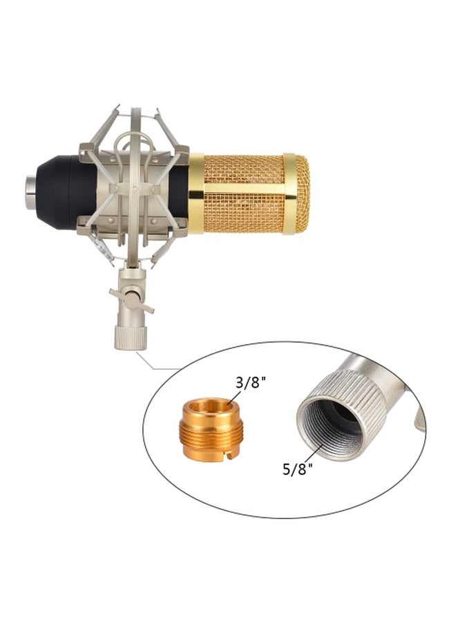 مجموعة ميكروفون مكثف للتسجيل في الأستوديو I2694G أسود/فضي/ذهبي - Image 2