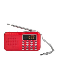 Generic Portable MP3 Audio Player With Display Y-896 Red  - Image 1