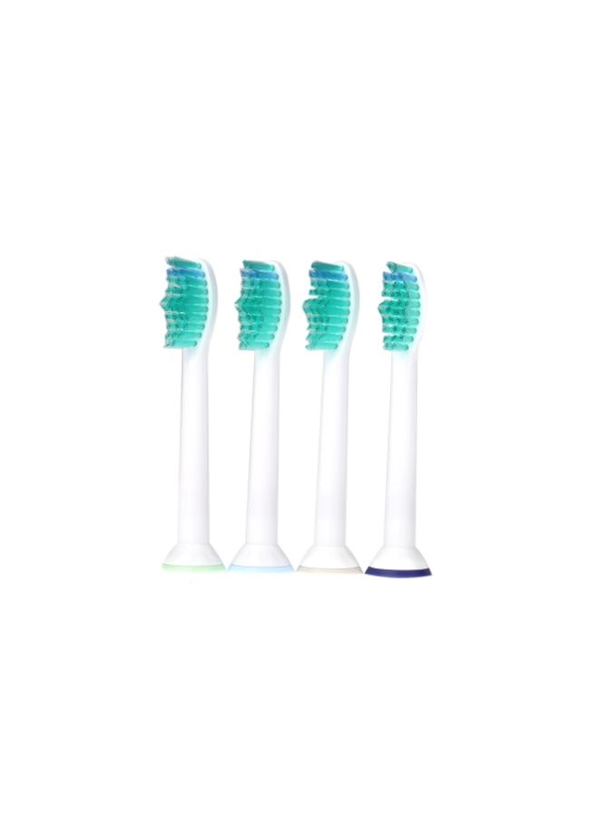 4-Piece Electric Toothbrush Replacement Heads For Philips Sonicare P-HX-6014/HX6014 White/Blue - Image 3
