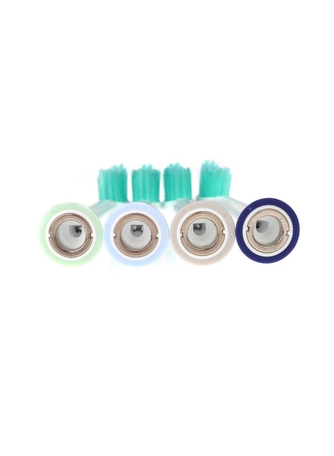 4-Piece Electric Toothbrush Replacement Heads For Philips Sonicare P-HX-6014/HX6014 White/Blue - Image 5
