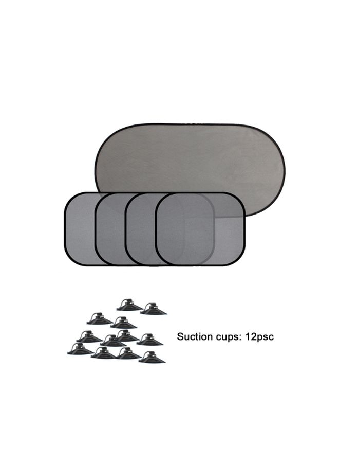 5-Piece Sun Shades With Suction Cups Set