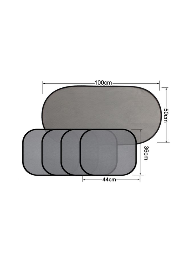 5-Piece Sun Shades With Suction Cups Set