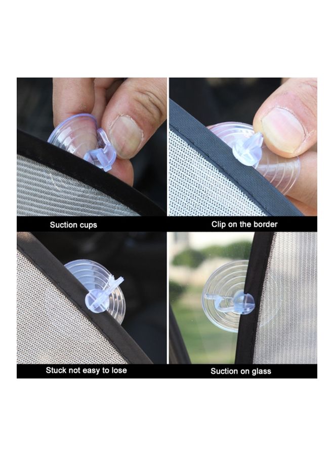 5-Piece Sun Shades With Suction Cups Set