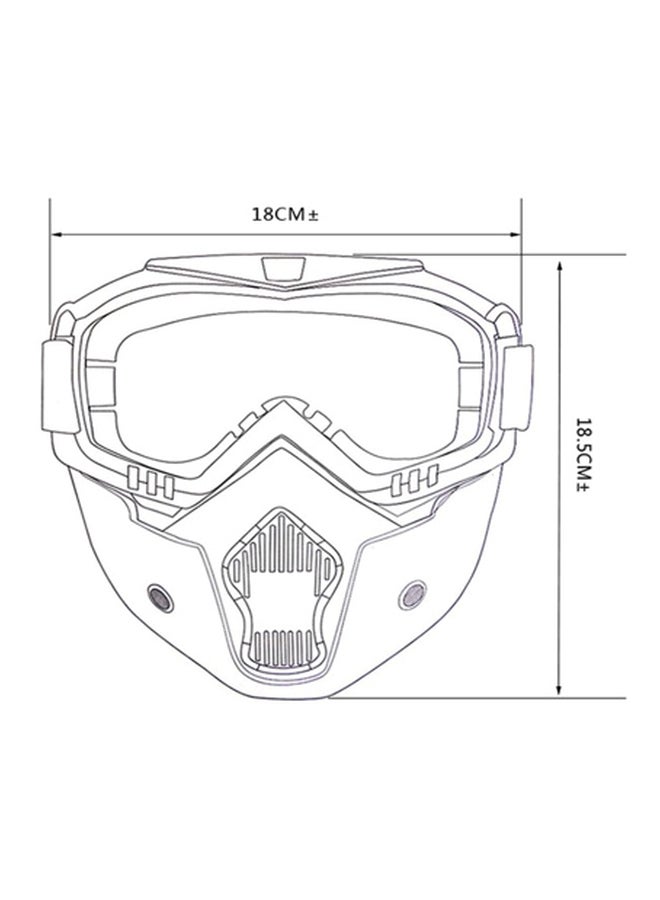 Generic Cross Country Mask Tactical Goggles  - Image 3