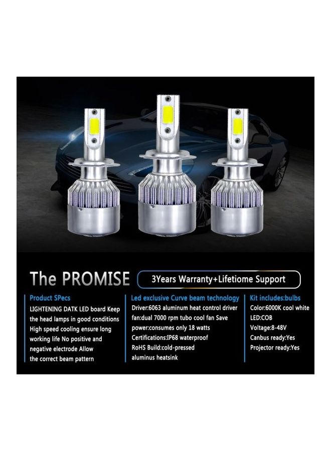 Generic 2-Piece LED Headlight Bulb Set  - Image 4