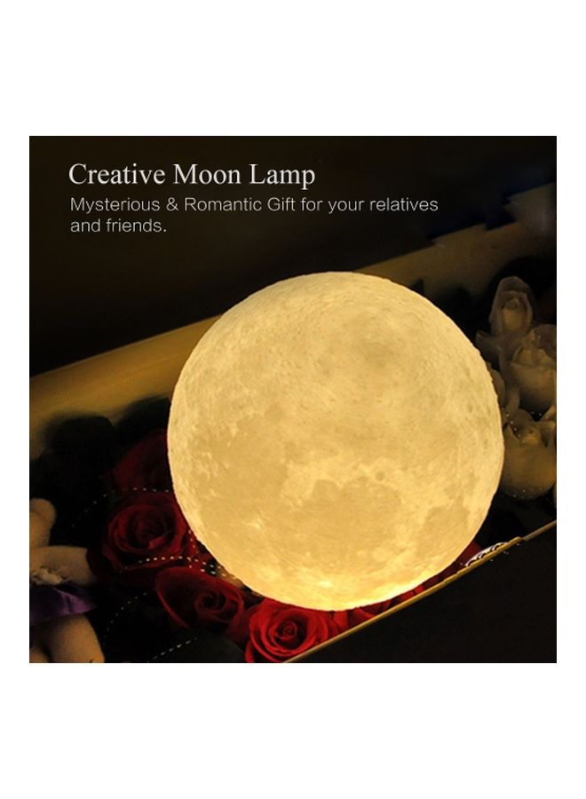 Aibecy LED Moon Lamp White 8cm - Image 2