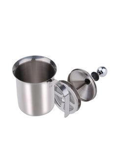 Generic Double Mesh Milk Frothier 400ml Silver/Black 400ml  - Image 5