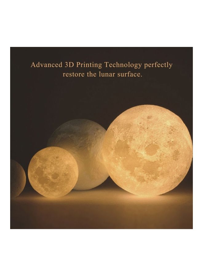 Aibecy LED Moon Lamp White 8cm - Image 3