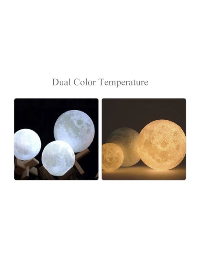 Aibecy LED Moon Lamp White 8cm - Image 5