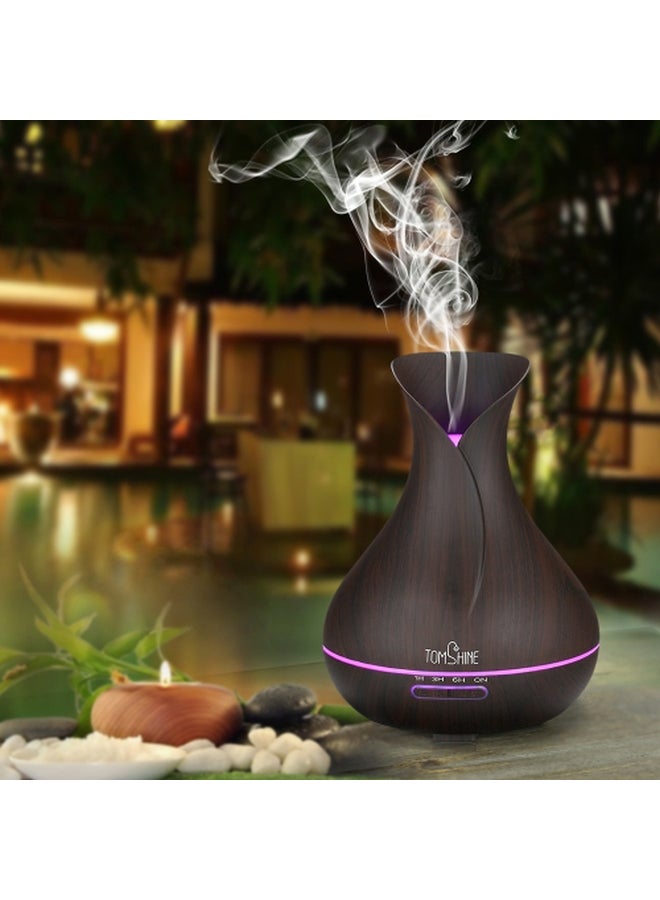 Tomshine Air Humidifier Night Lamp 400ml Brown/Purple  - Image 2