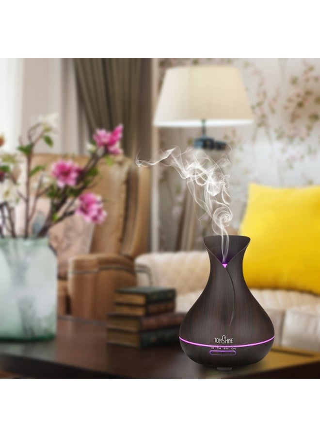 Tomshine Air Humidifier Night Lamp 400ml Brown/Purple  - Image 4