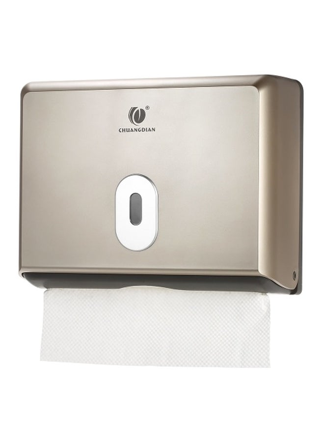 CHUANGDIAN Wall-Mounted Tissue Dispenser Gold 260x205x100mm  - Image 3