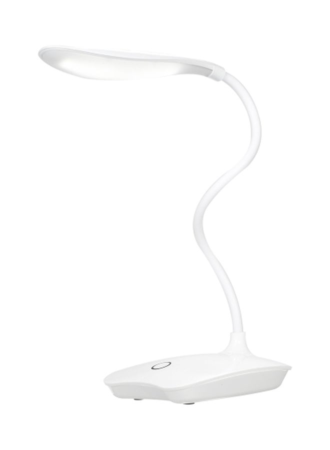 LED Desk Lamp white 21 x 12 x 10 cm Metal white lightning 3 wattage White  - Image 2