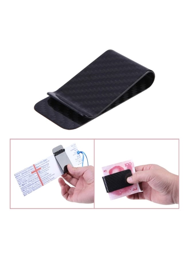 Generic Card And Money Clip Black  - Image 5