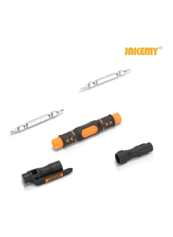 JAKEMY 3-In-1 Double-Head Screwdriver Bits Set Black/Orange - Image 2