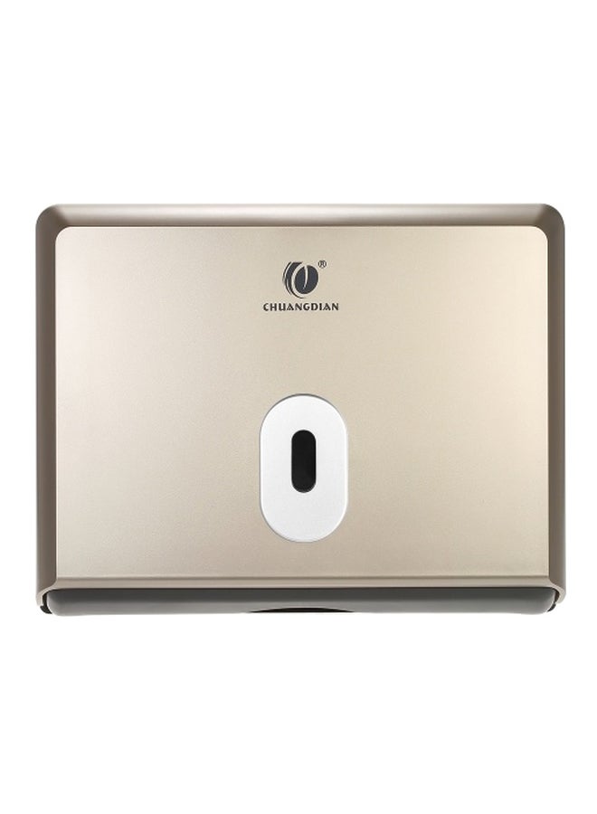 CHUANGDIAN Wall-Mounted Tissue Dispenser Gold 260x205x100mm  - Image 2