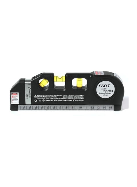 Laser Levelpro3 Measuring Ruler Black