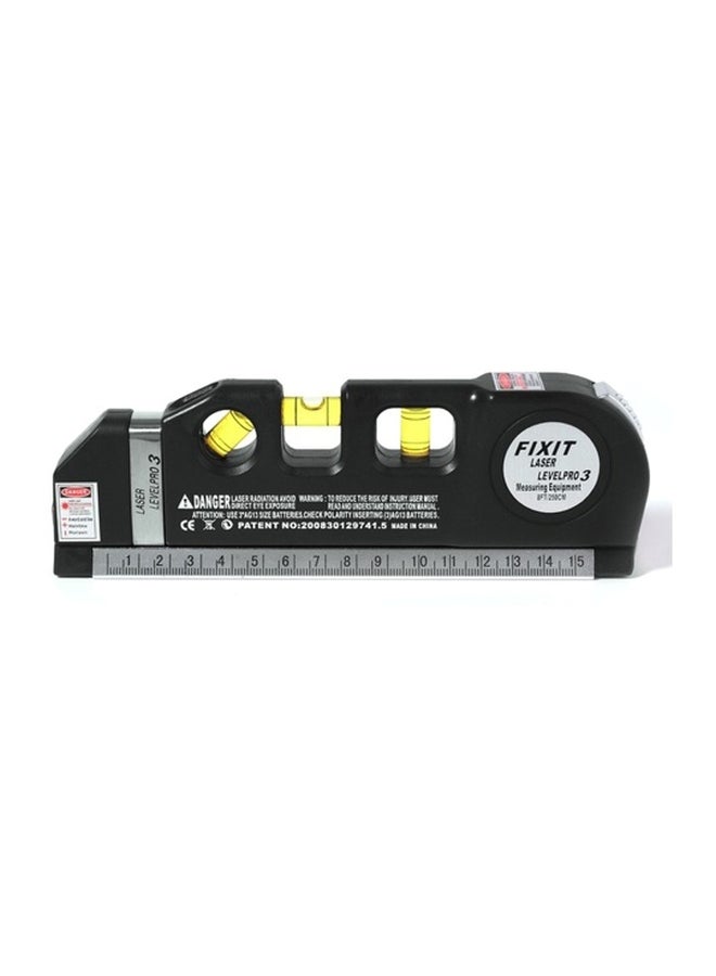 FIXIT Laser Levelpro3 Measuring Ruler Black  - Image 1