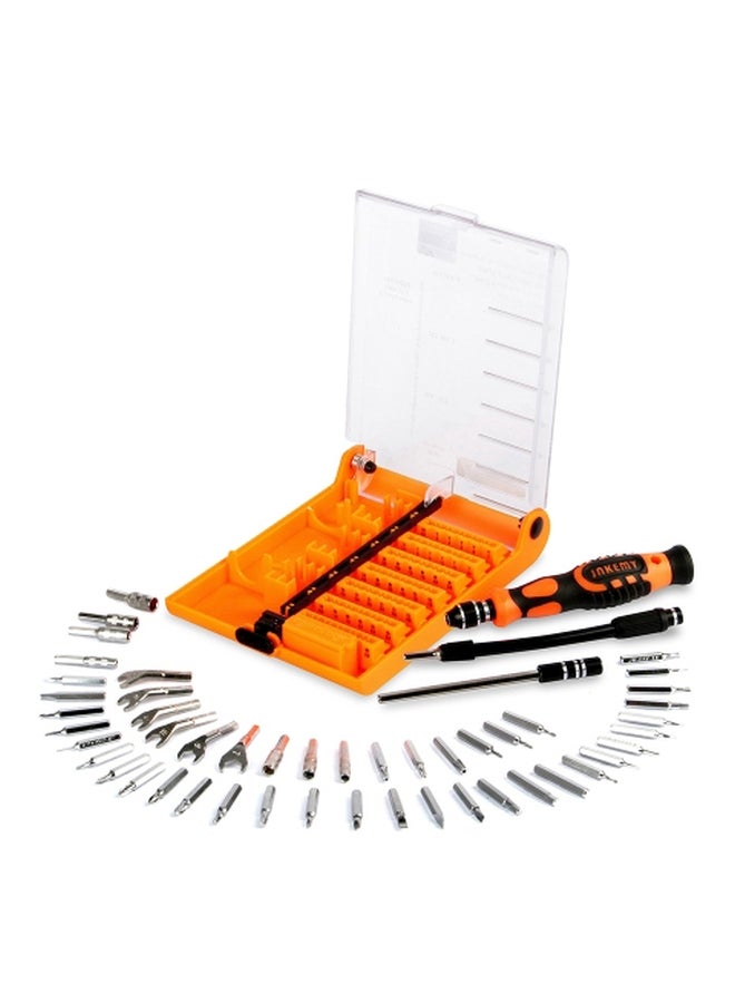 JAKEMY - 52-In-1 Repair Hand Tools Kit Orange/Black - Image 1