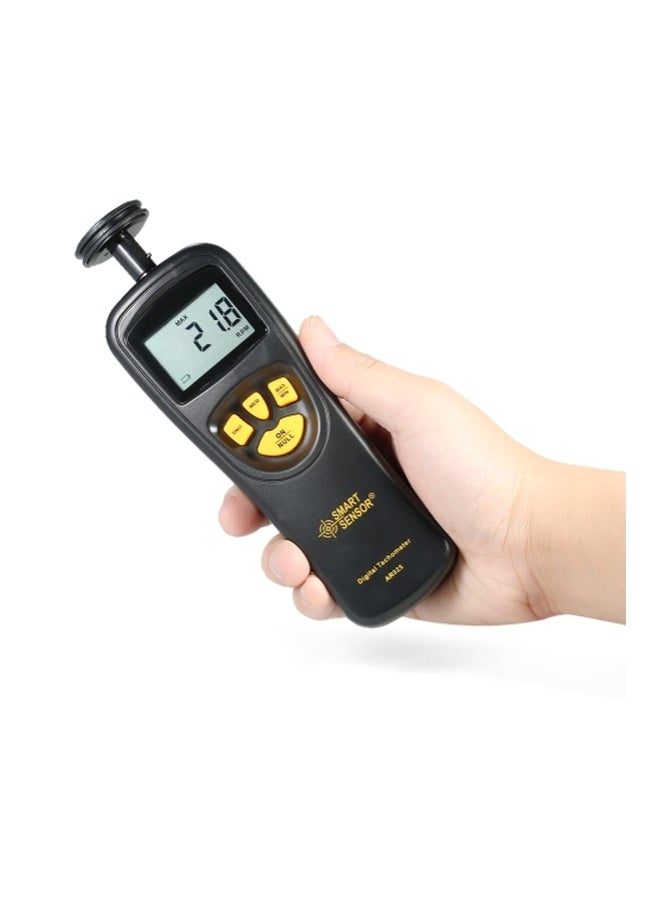 SMART SENSOR LCD Digital Tachometer Black/Yellow 17x5.6x3.5cm  - Image 2