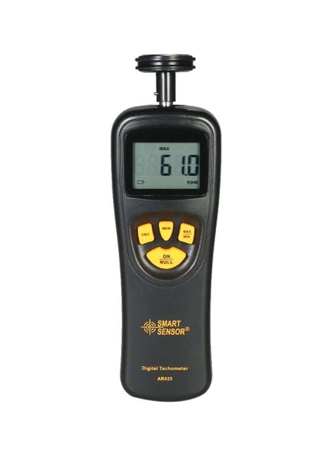 SMART SENSOR LCD Digital Tachometer Black/Yellow 17x5.6x3.5cm  - Image 1