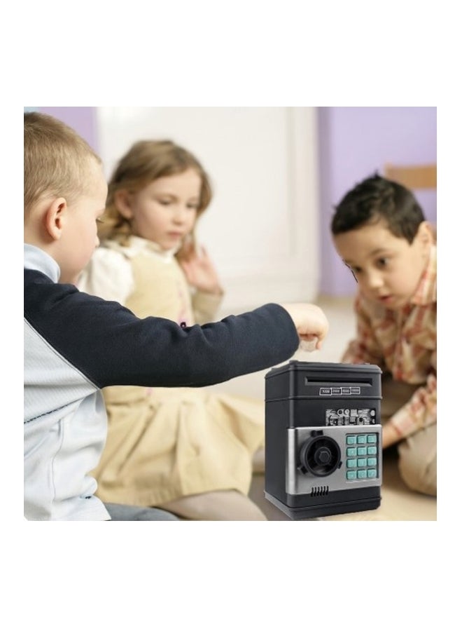 خزنة مزودة بقفل يقفل برقم سري أسود/فضي 185x120x120سم - Image 4