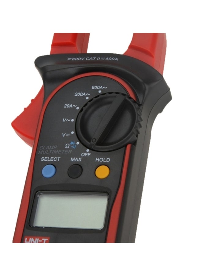 مشبك متري رقمي أحمر وأسود - Image 3