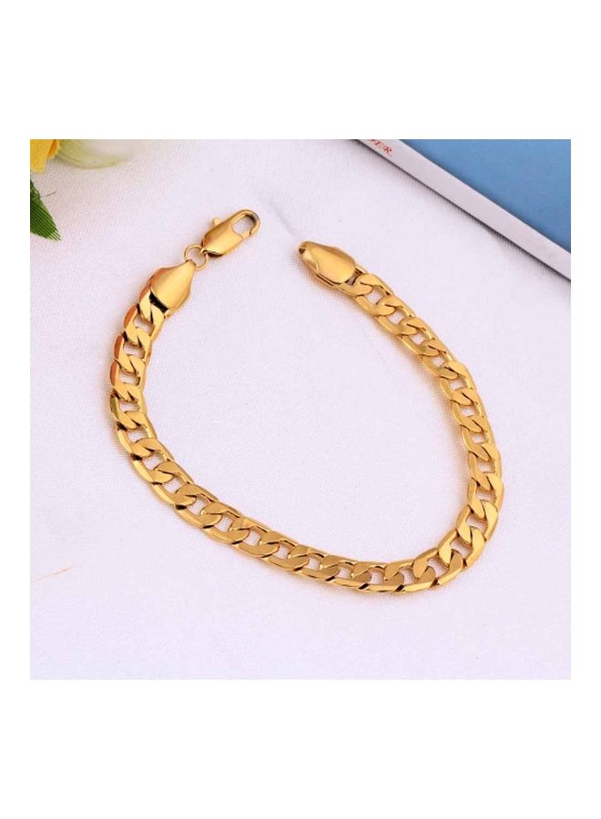 سوار نحاسي مطلي بالذهب عيار 18 قيراطاً - Image 3