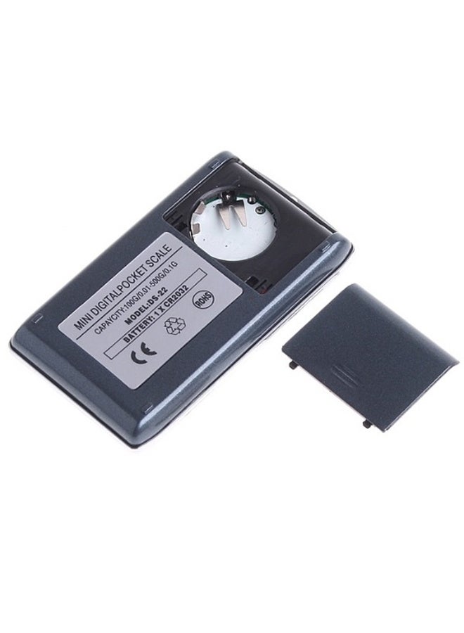 KKmoon Digital Weighing Tool Silver/Black 4.5x7.5x1.3centimeter - Image 3