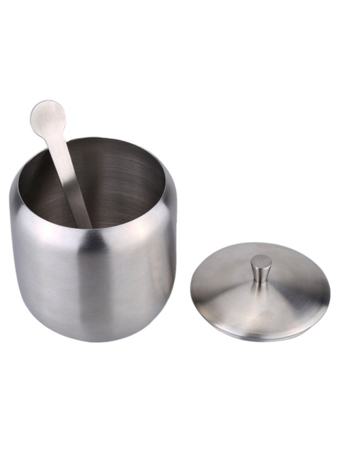 Generic - Sugar Container Silver 9x7cm - Image 1