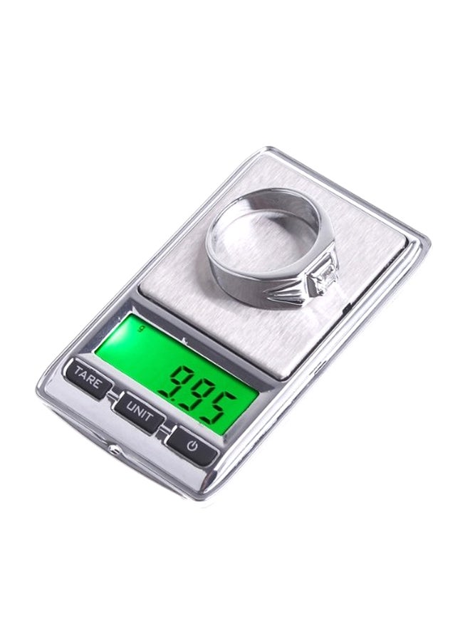 KKmoon Digital Weighing Tool Silver/Black 4.5x7.5x1.3centimeter - Image 1