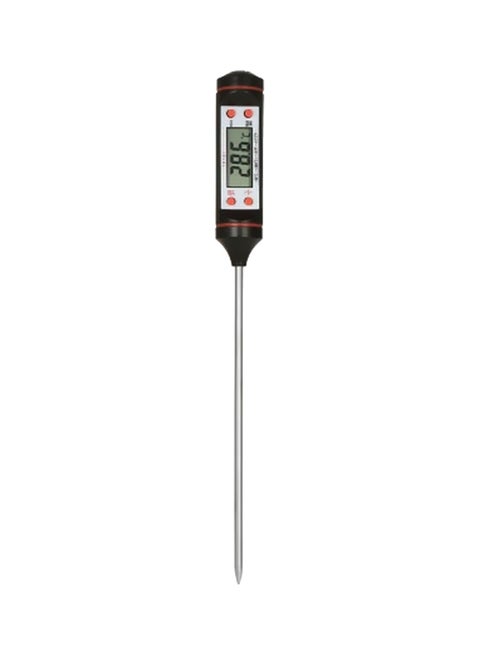 LCD Digital Thermometer Black/Silver 23.5x2.3cm