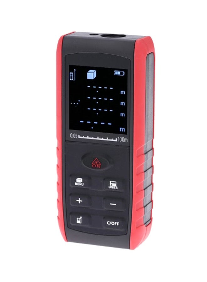 Generic Portable Handheld Digital Laser Distance Meter Black/Red 11.5x5x2.5cm  - Image 4
