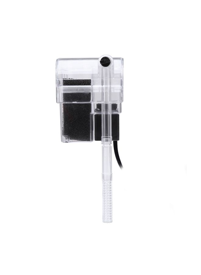 External Pump Waterfall Filter Clear/Black M