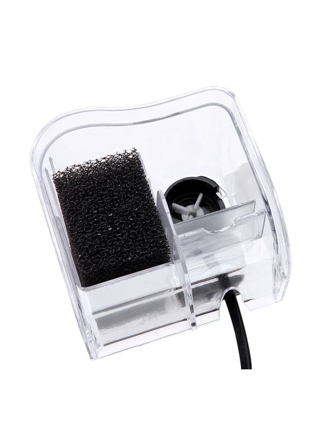 External Pump Waterfall Filter Clear/Black M