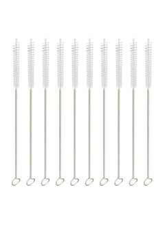 Straw Cleaning Brush Silver 210X5X5 Millimeter