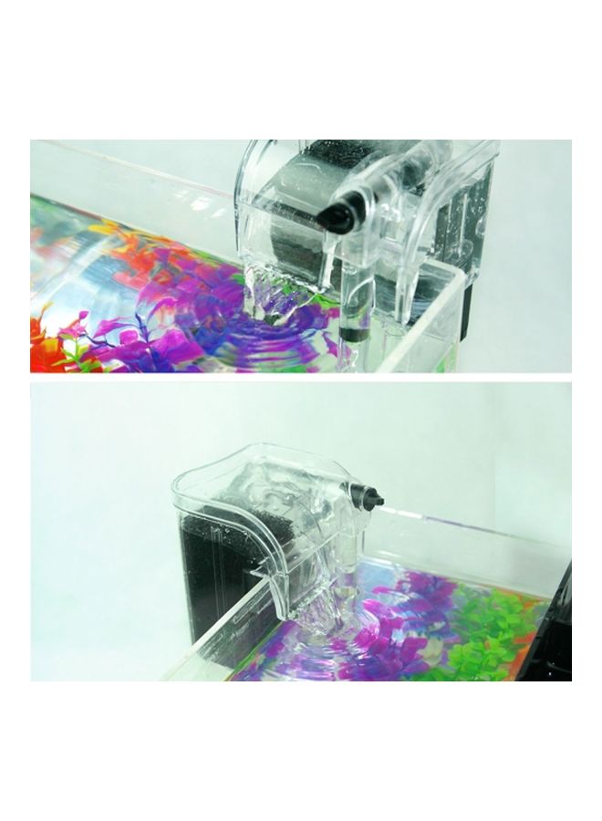 External Pump Waterfall Filter Clear/Black M