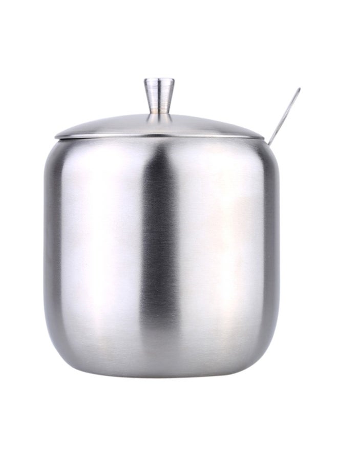 Generic - Sugar Container Silver 9x7cm - Image 1