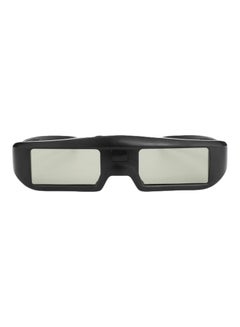 3D Active Shutter Virtual Reality Glasses Black