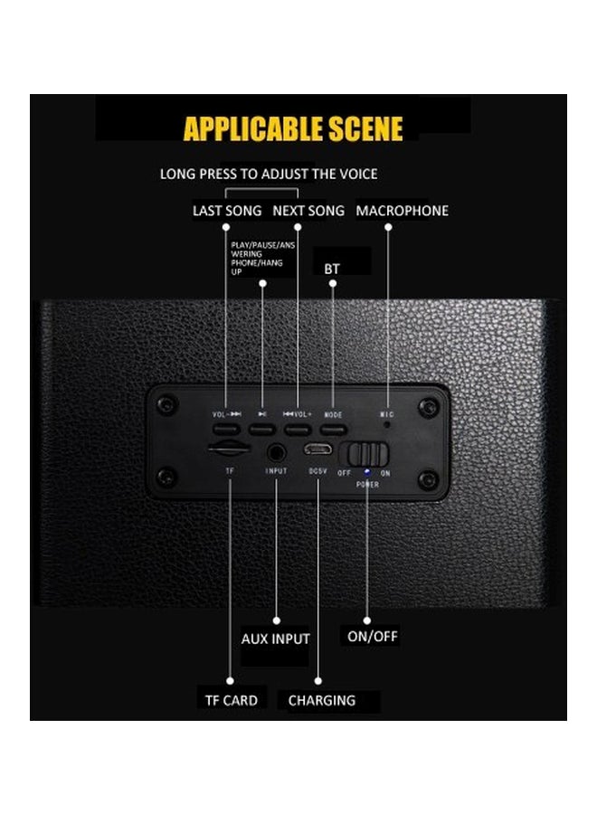 Portable Bluetooth Speaker Black - Image 5
