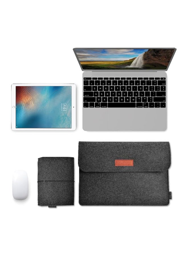 dodocool - Protective Sleeve For Laptop 13.3-Inch With Pouch Dark Grey - Image 1