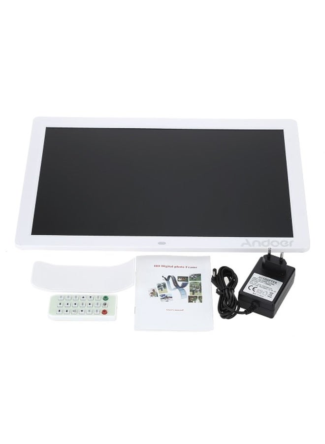 ANDOER - LED Digital Photo Frame White - Image 1