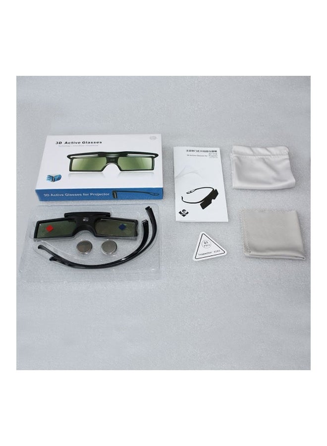 Generic - DLP Link 3D Shutter Glasses Black - Image 1