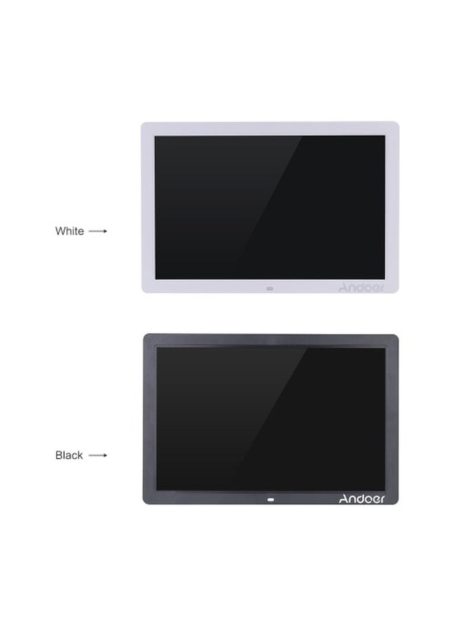 ANDOER - LED Digital Photo Frame White - Image 1