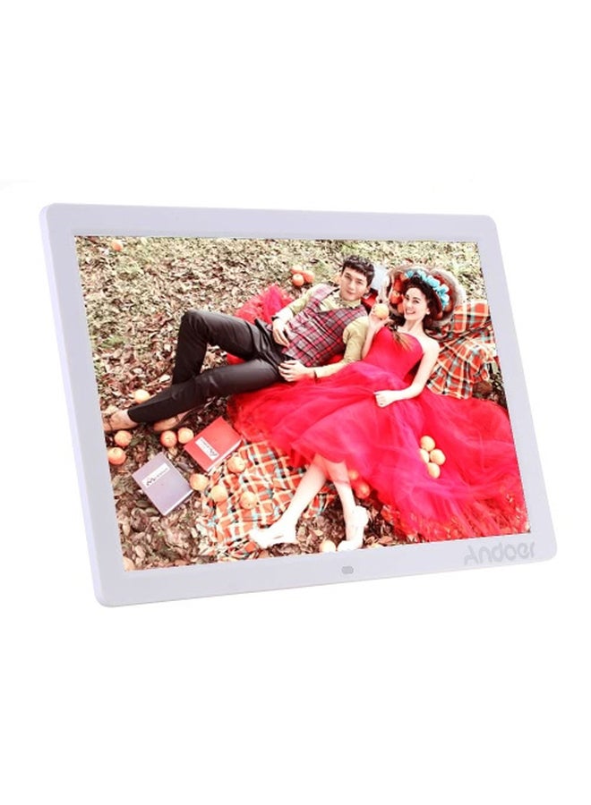 ANDOER - LED Digital Photo Frame White - Image 1