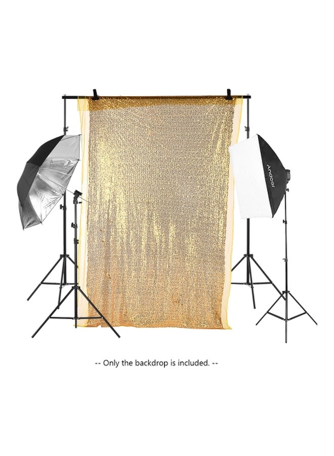 Shimmer Sequin Photography Background Gold  - Image 4