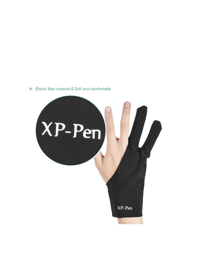 XP-PEN Two-Finger Suitable Glove Black  - Image 4