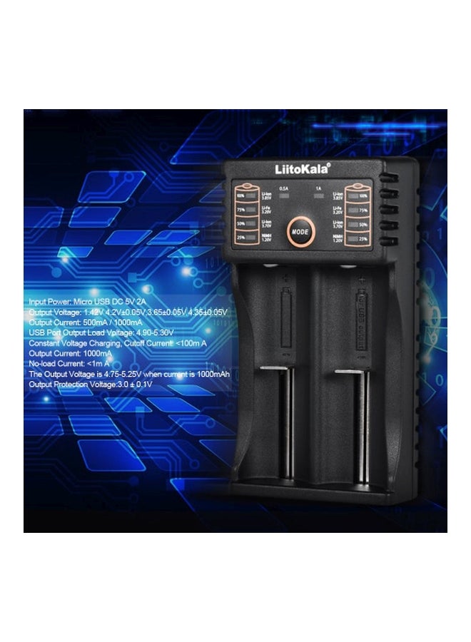 LiitoKala - Smart Battery Charger Black - Image 1