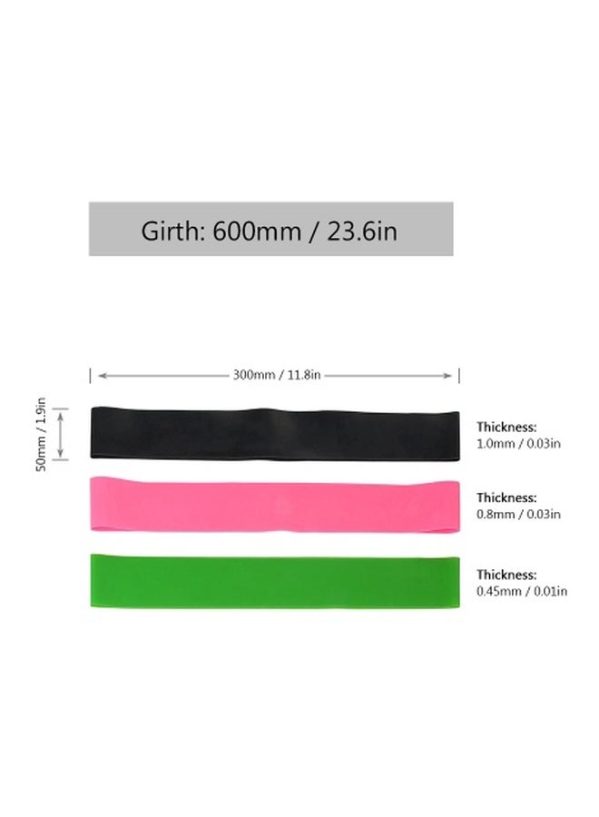 Generic 3-Piece Exercise Resistance Band  - Image 2